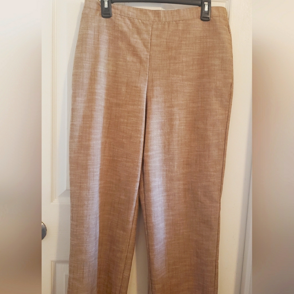 Alfred Dunner Cream color Dressy Pants sz 12